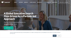 Desktop Screenshot of lancor.com